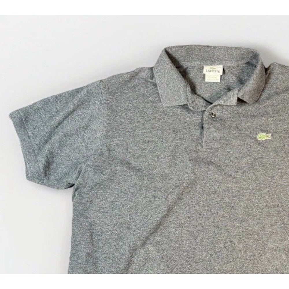 Lacoste Classic Fit Short Sleeve Grey Polo Shirt Men’s XL